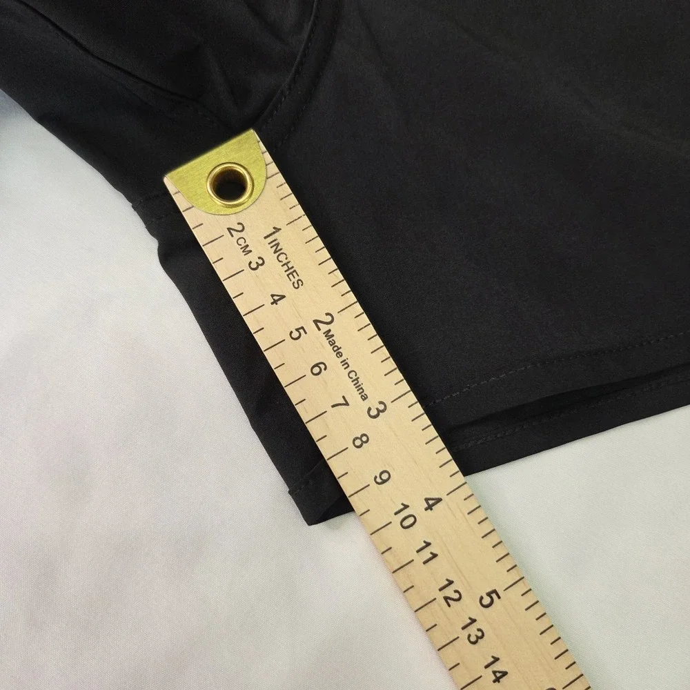 Prana Schaffie Black Board Shorts Womens XL UPF 50 Summer‎ Swim Beach Athleisure